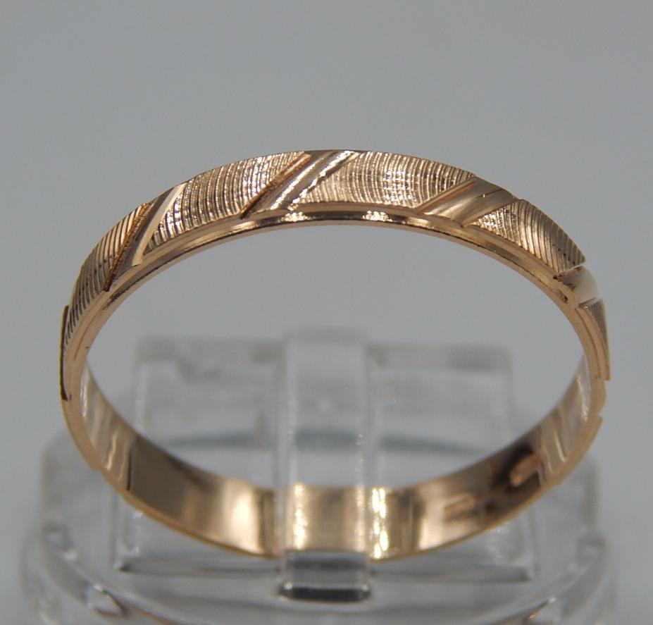 Обручальное кольцо из красного золота (33738765) 0