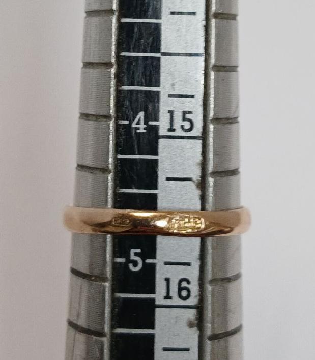 Кольцо из красного и белого золота с бриллиантом (-ми) (33700313)  2