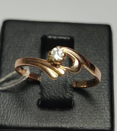 Кольцо из красного золота с цирконием (28336771) 0