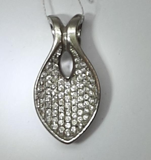 Срібний кулон із цирконієм (15046070) 0