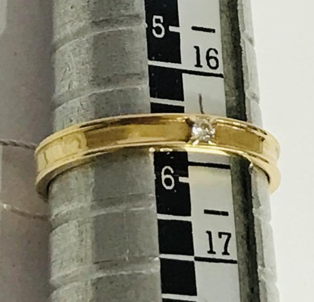 Кольцо из красного золота с цирконием (30145623) 3