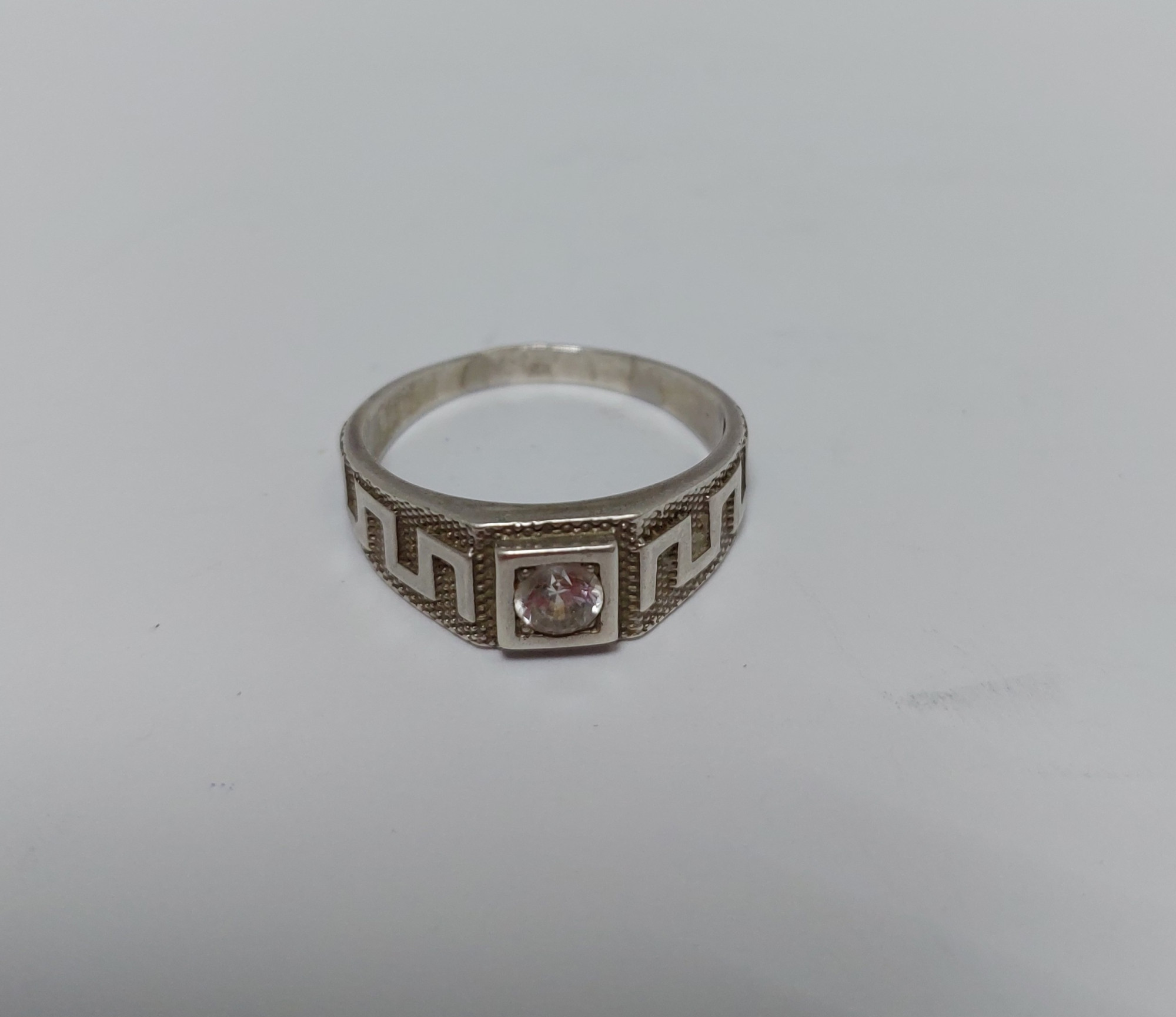 Серебряный перстень с цирконием (33033292) 1