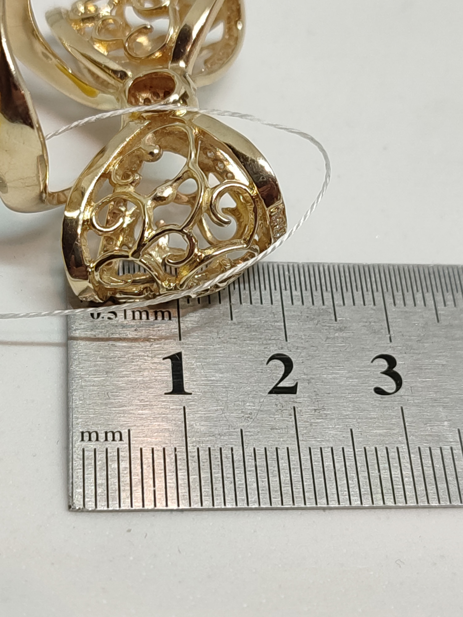 Кольцо из желтого золота с бриллиантом (-ми) (29717576)  8