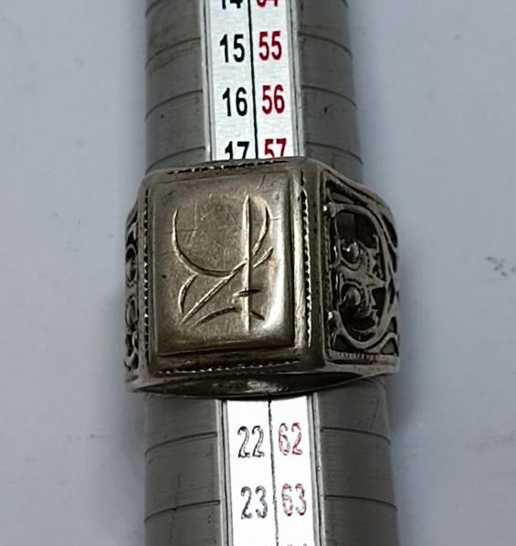 Серебряная печатка (33292835) 3
