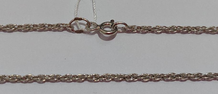 Серебряная цепь с плетением Кордовое (30090141) 0