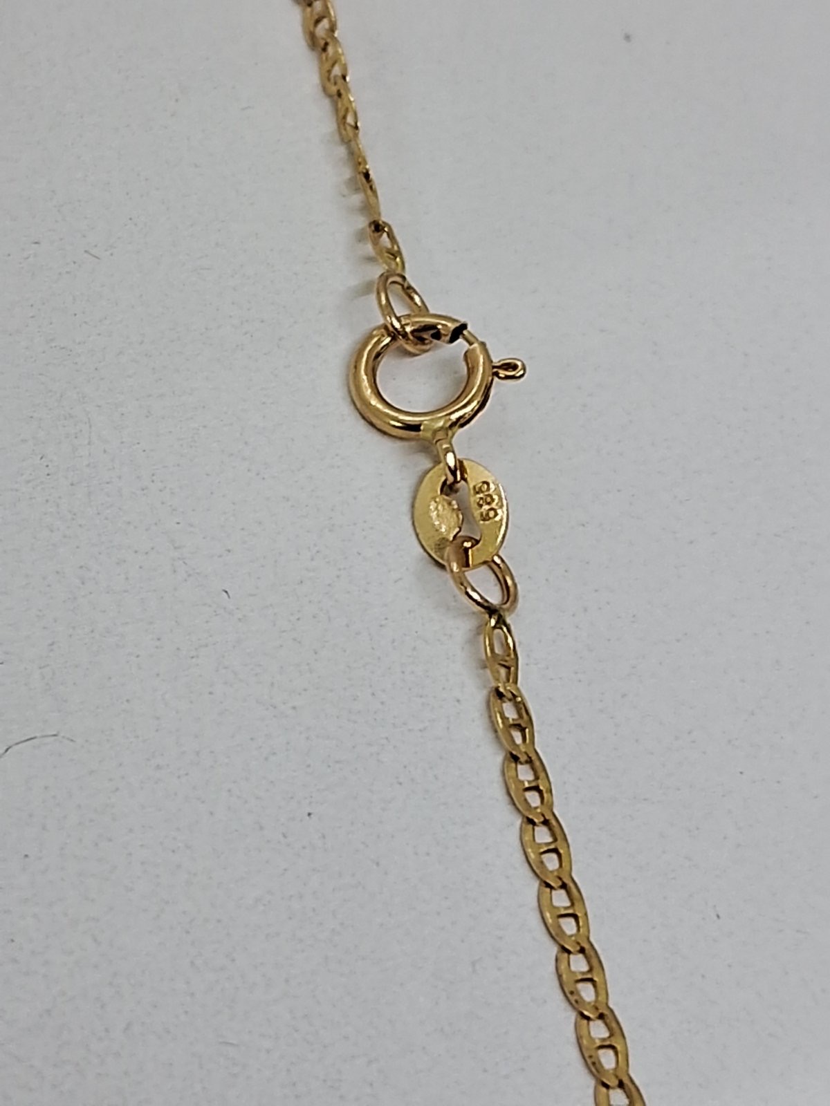 Цепь из желтого золота с плетением морское Якорное (33217163) 2