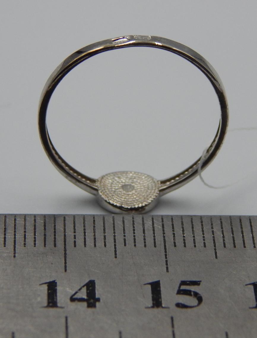 Серебряное кольцо с эмалью (32506222) 3