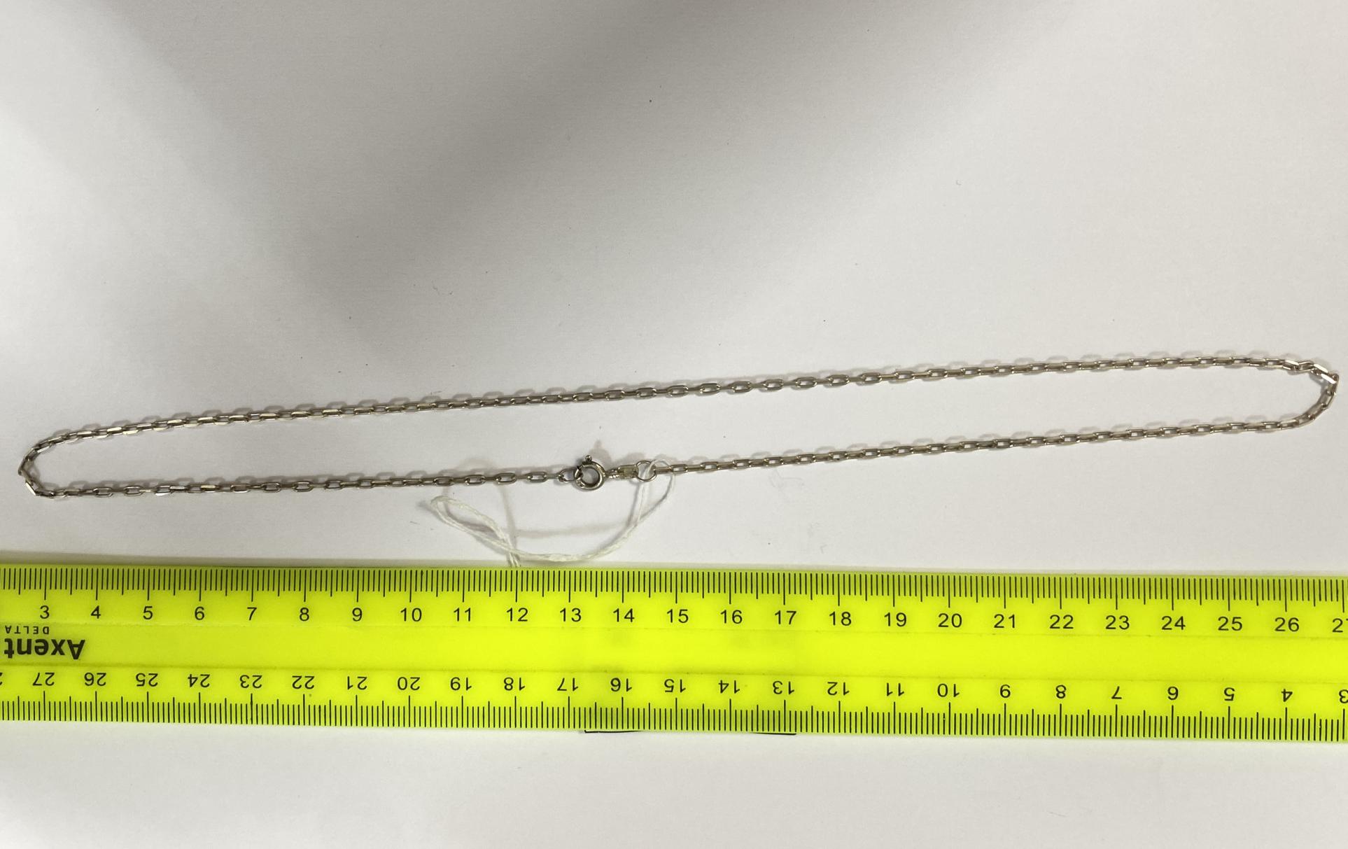 Серебряная цепь с плетением Якорное (33826228) 2