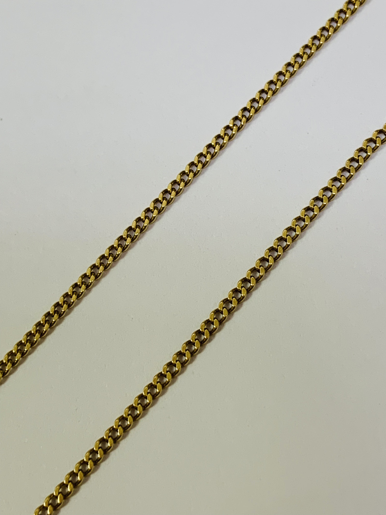 Ланцюжок з жовтого золота з плетінням панцирное (33784722) 1