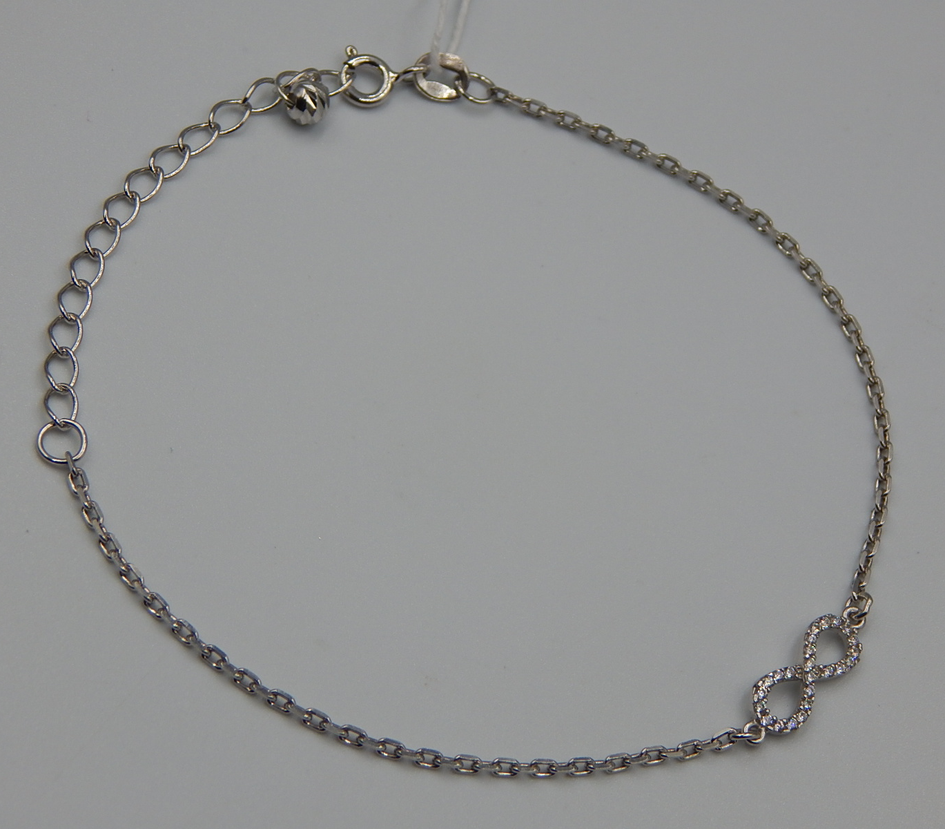 Срібний браслет із цирконієм (31954044) 0