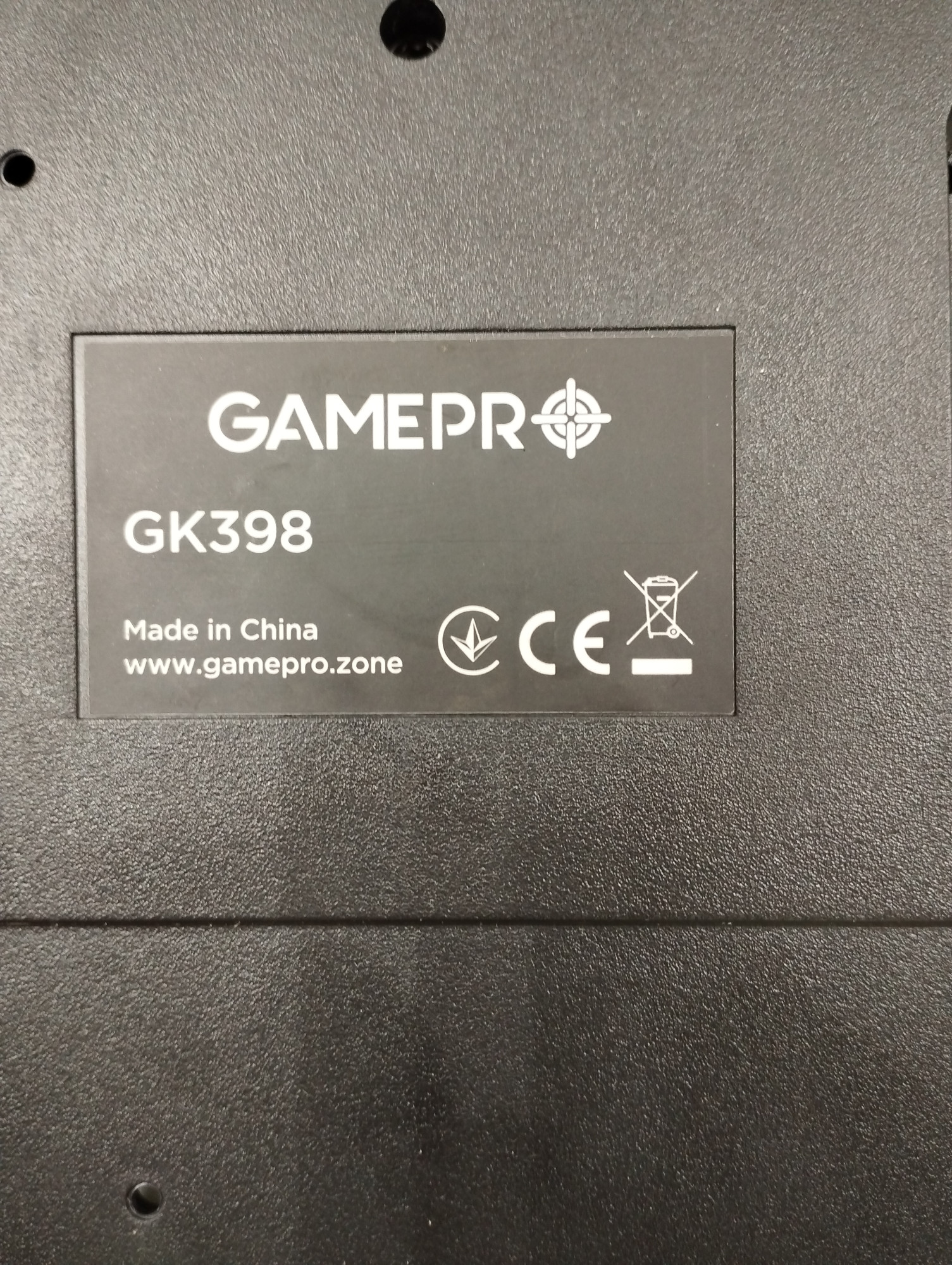 Клавиатура GamePro Headshot GK398 USB 2