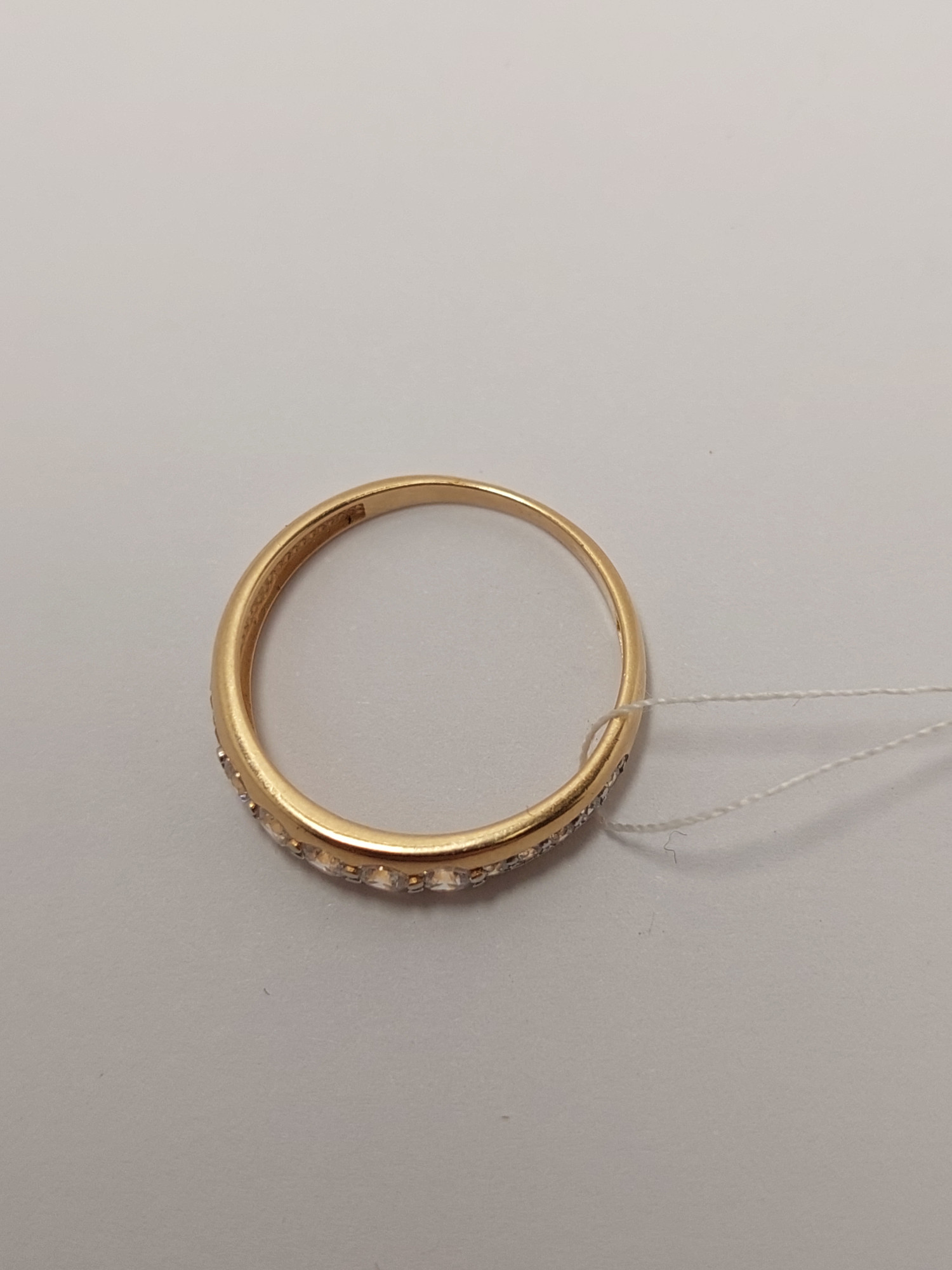 Кольцо из красного золота с цирконием (33894408) 2