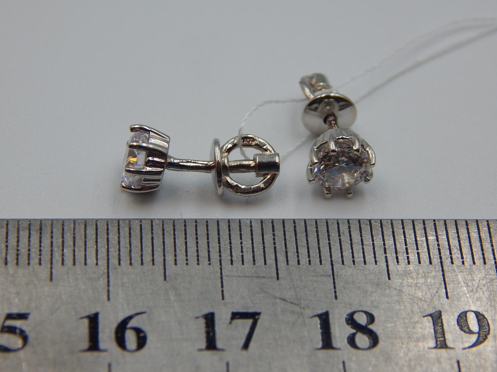 Срібні сережки з цирконієм (31876522) 3