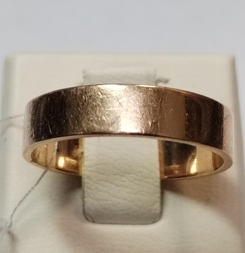 Обручальное кольцо из красного золота (33794945)  0