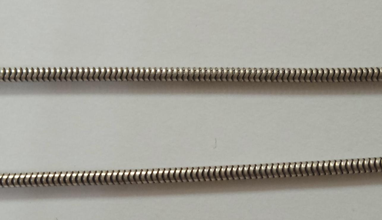 Серебряная цепь с плетением Снейк (31094118) 0
