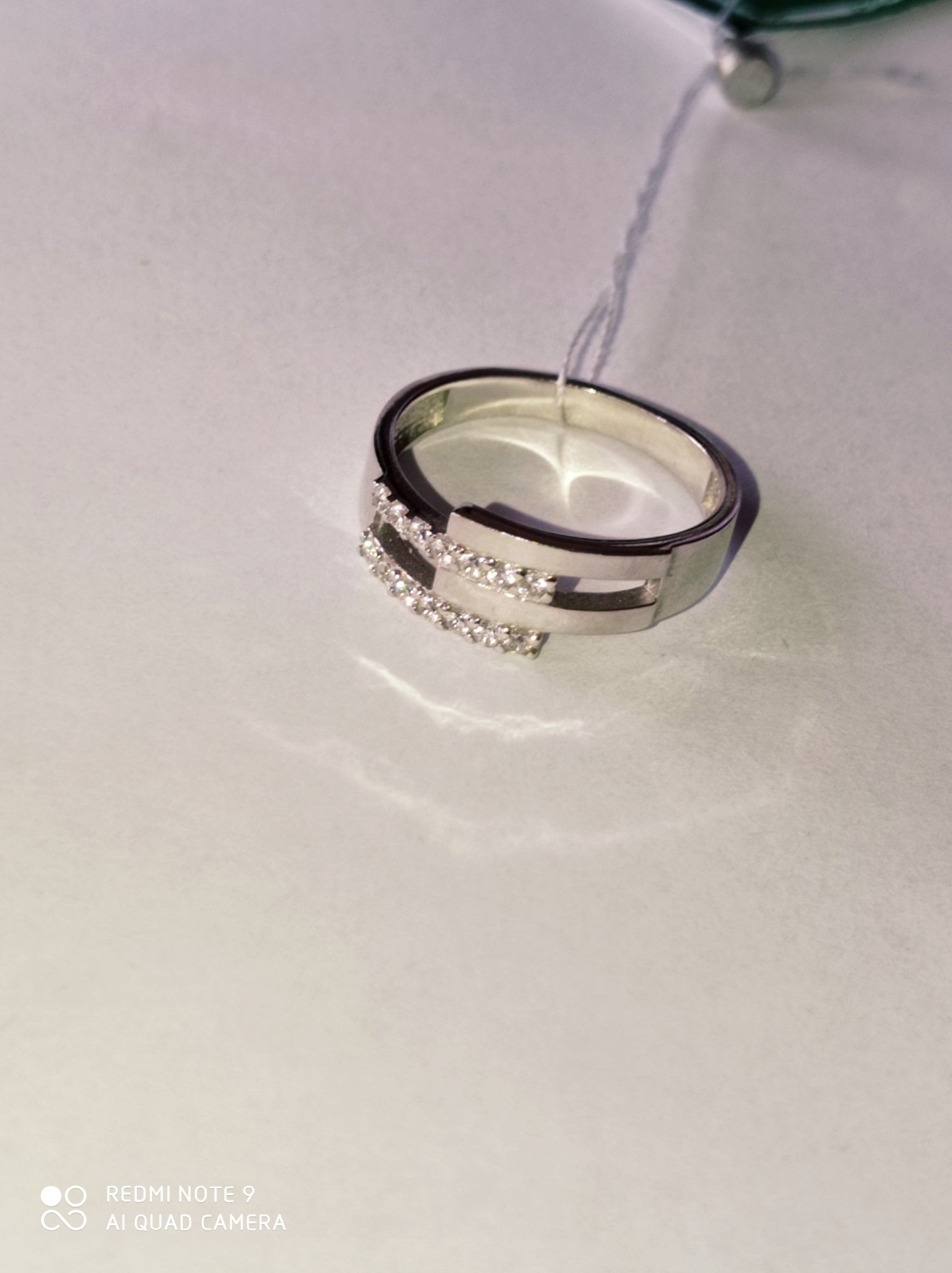 Серебряное кольцо с цирконием (15470674) 1