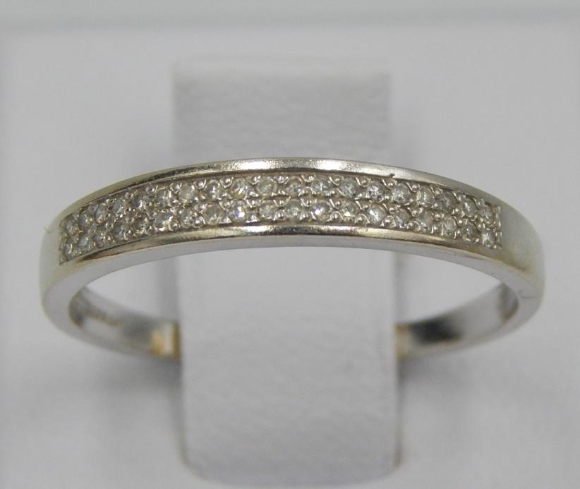 Кольцо из белого золота с бриллиантом (-ми) (30721100) 0