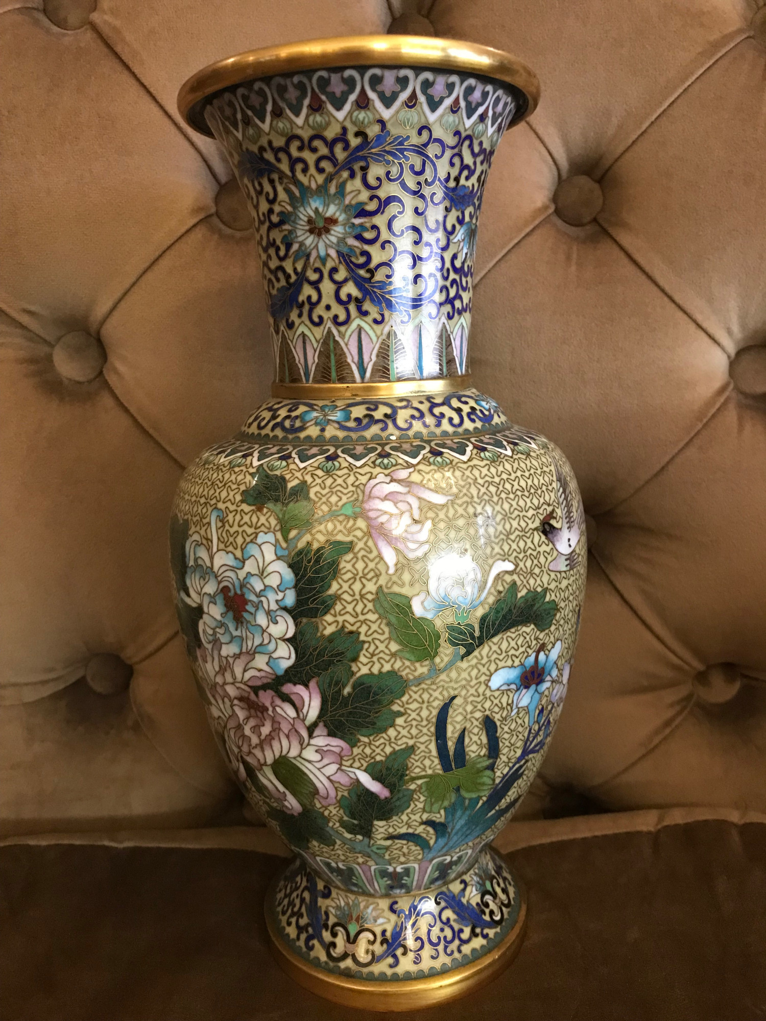 Декоративная ваза в Клуазоне (Китай) 31170687 8