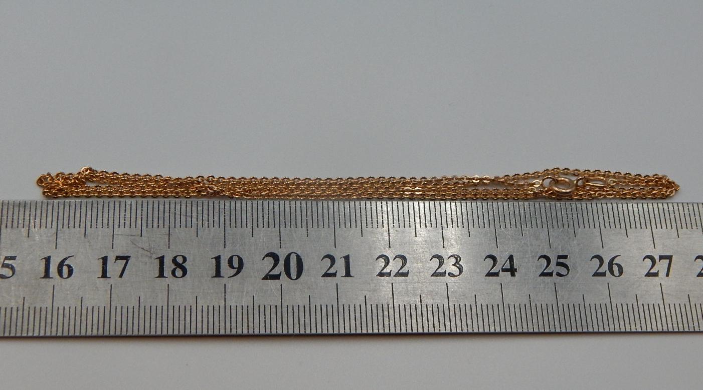 Цепь из желтого золота с плетением Веревочка (31386114) 2