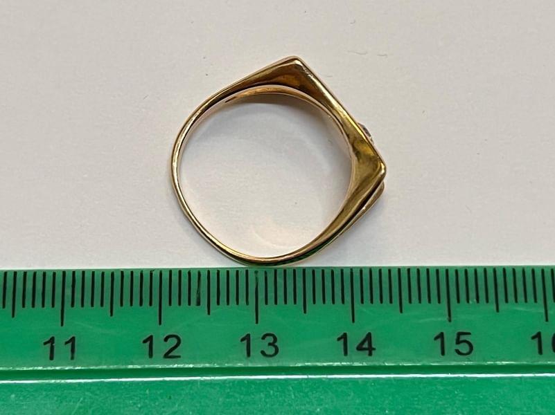 Кольцо из красного золота с цирконием (31941064) 1