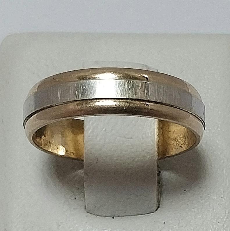 Обручальное кольцо из красного и белого золота (33758993) 0