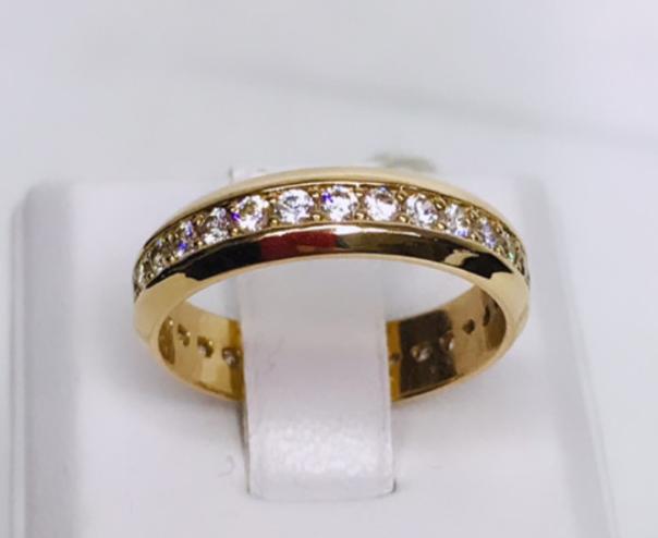 Кольцо из красного золота с цирконием (29957720) 0