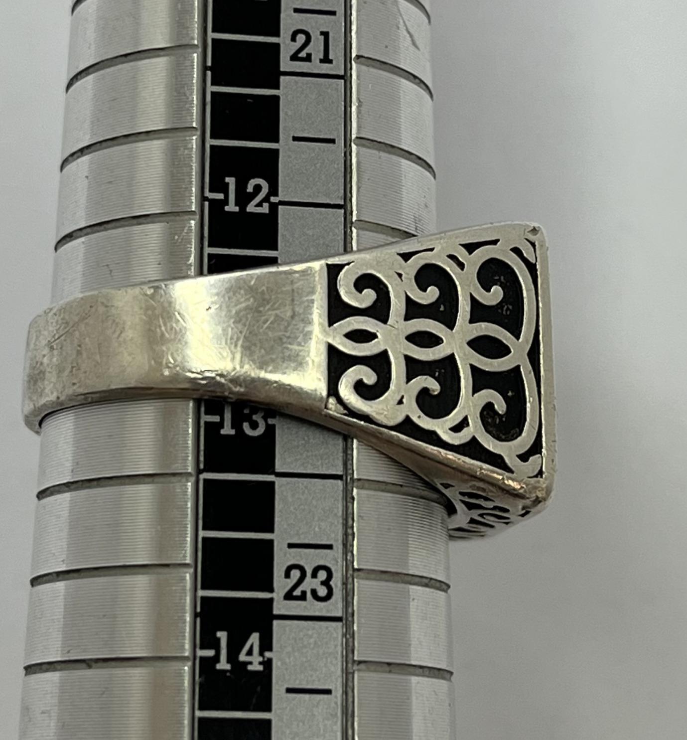 Серебряная печатка (33506448) 4