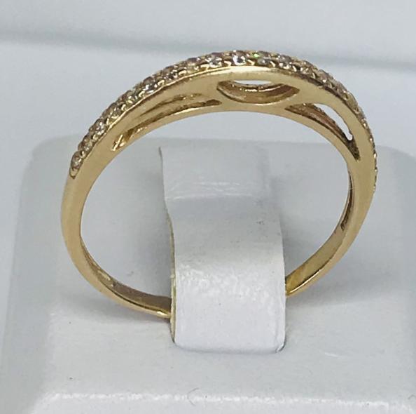Кольцо из красного золота с цирконием (32406882)  1