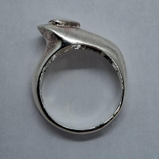 Серебряное кольцо с цирконием (32648765) 3