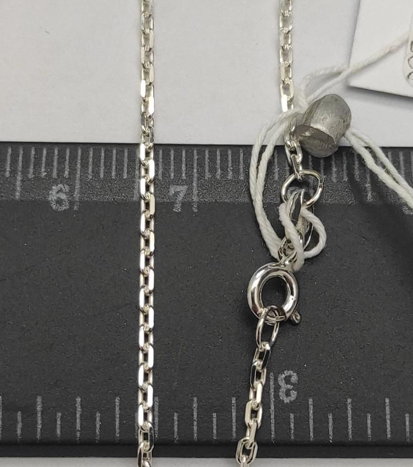 Срібний ланцюг з плетінням Якірне (30404790) 2