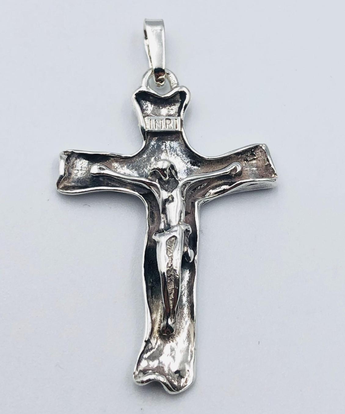 Срібний підвіс-хрест (33720181) 0