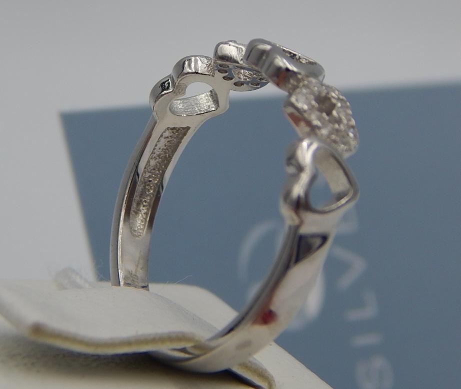 Серебряное кольцо с цирконием (32479181) 3
