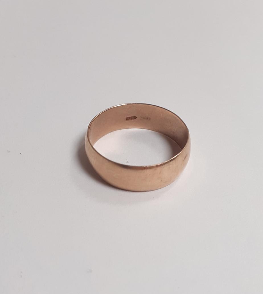 Обручальное кольцо из красного золота (33954423)  2