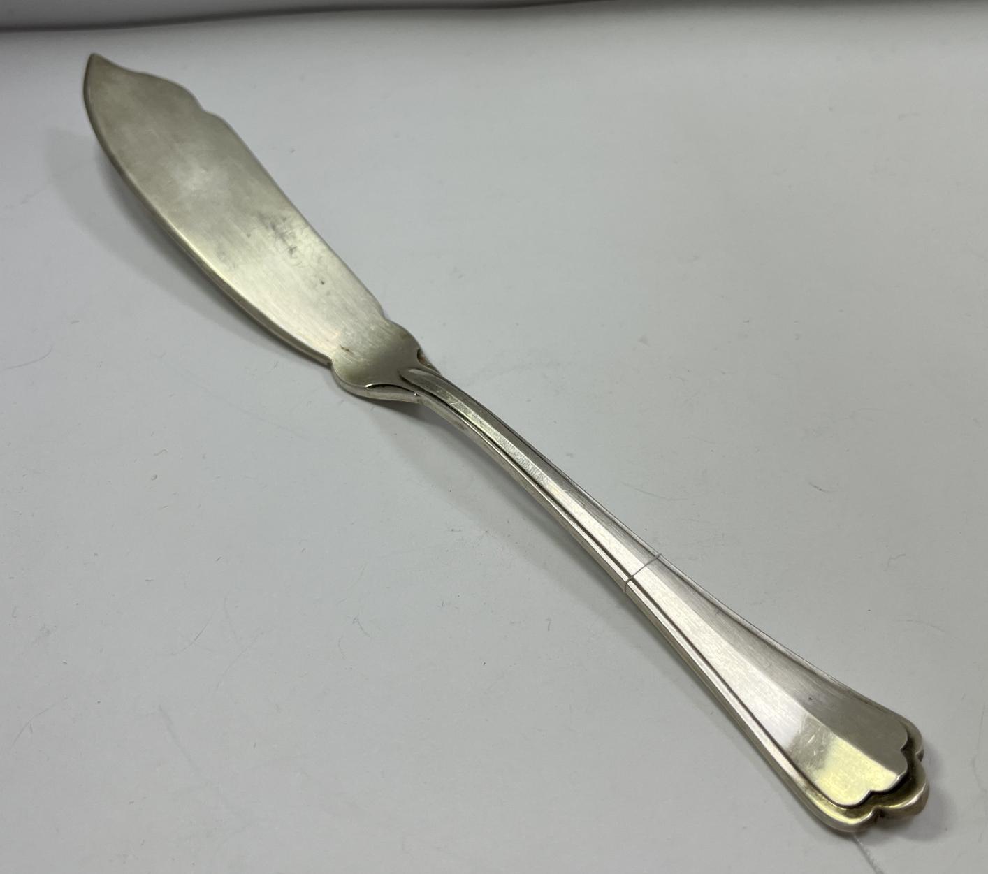 Серебряный нож для рыбы (33478523) 0