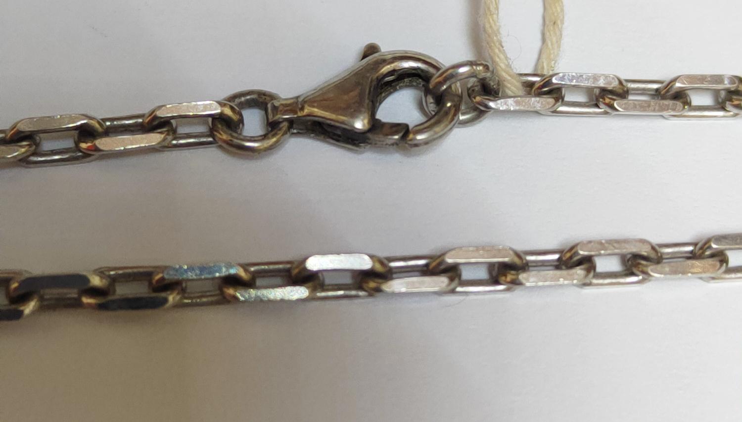 Серебряная цепь с плетением Якорное (33752109) 2