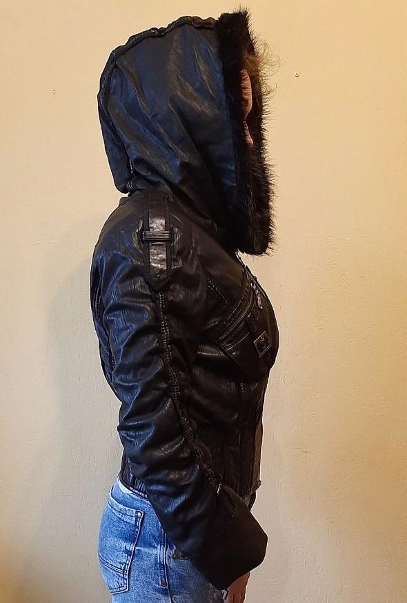 Женская кожаная куртка XS (29219934) 5