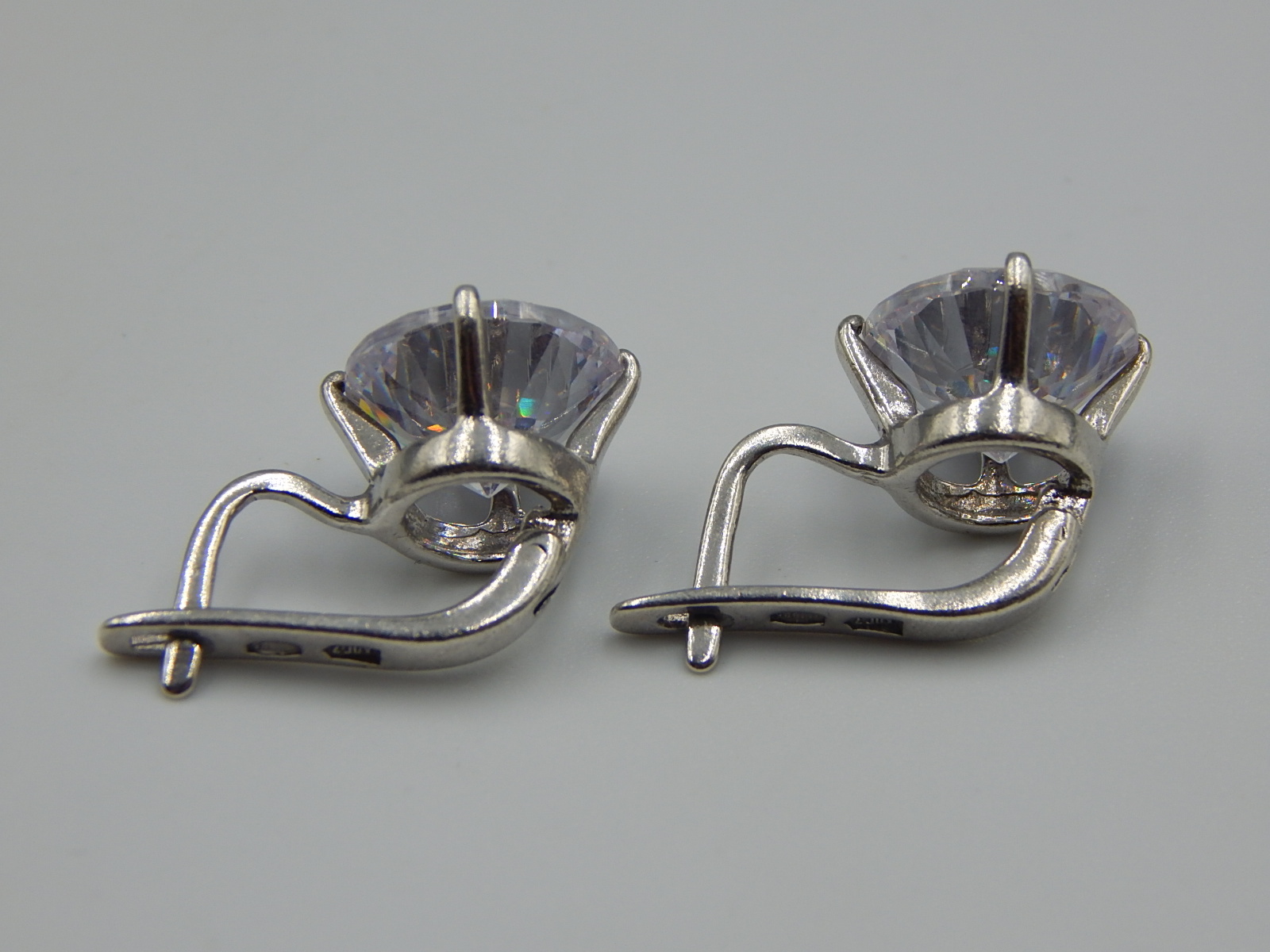 Срібні сережки з цирконієм (33034524) 4