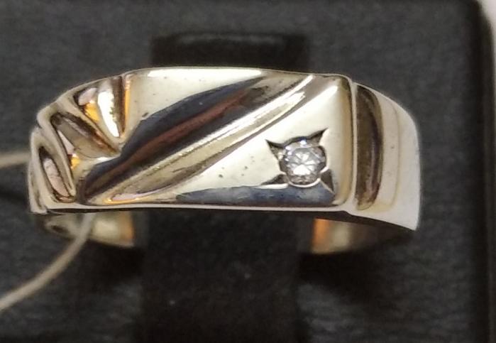 Срібний перстень із цирконієм (5397552) 0