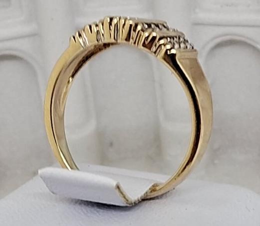 Кольцо из желтого золота с бриллиантом (-ми) (32446195)  2