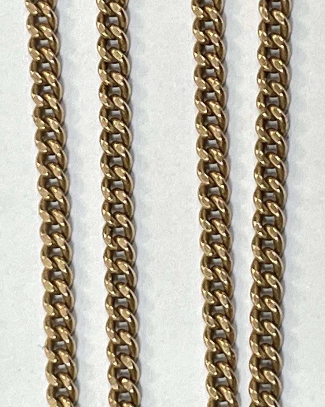 Цепь из красного золота с плетением панцирное (33766732)  1