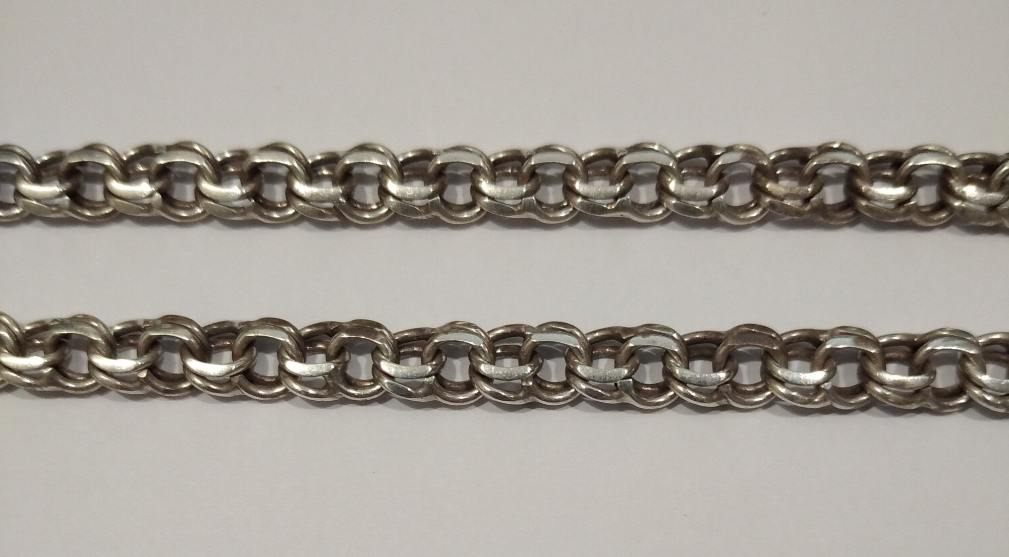 Срібний ланцюг із плетінням Бісмарк (32767610) 2