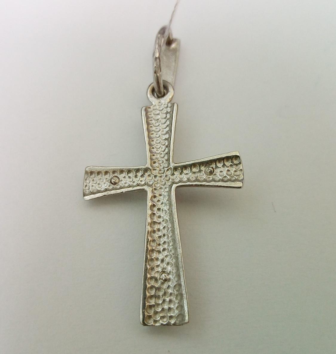 Срібний підвіс-хрест (30535993) 1