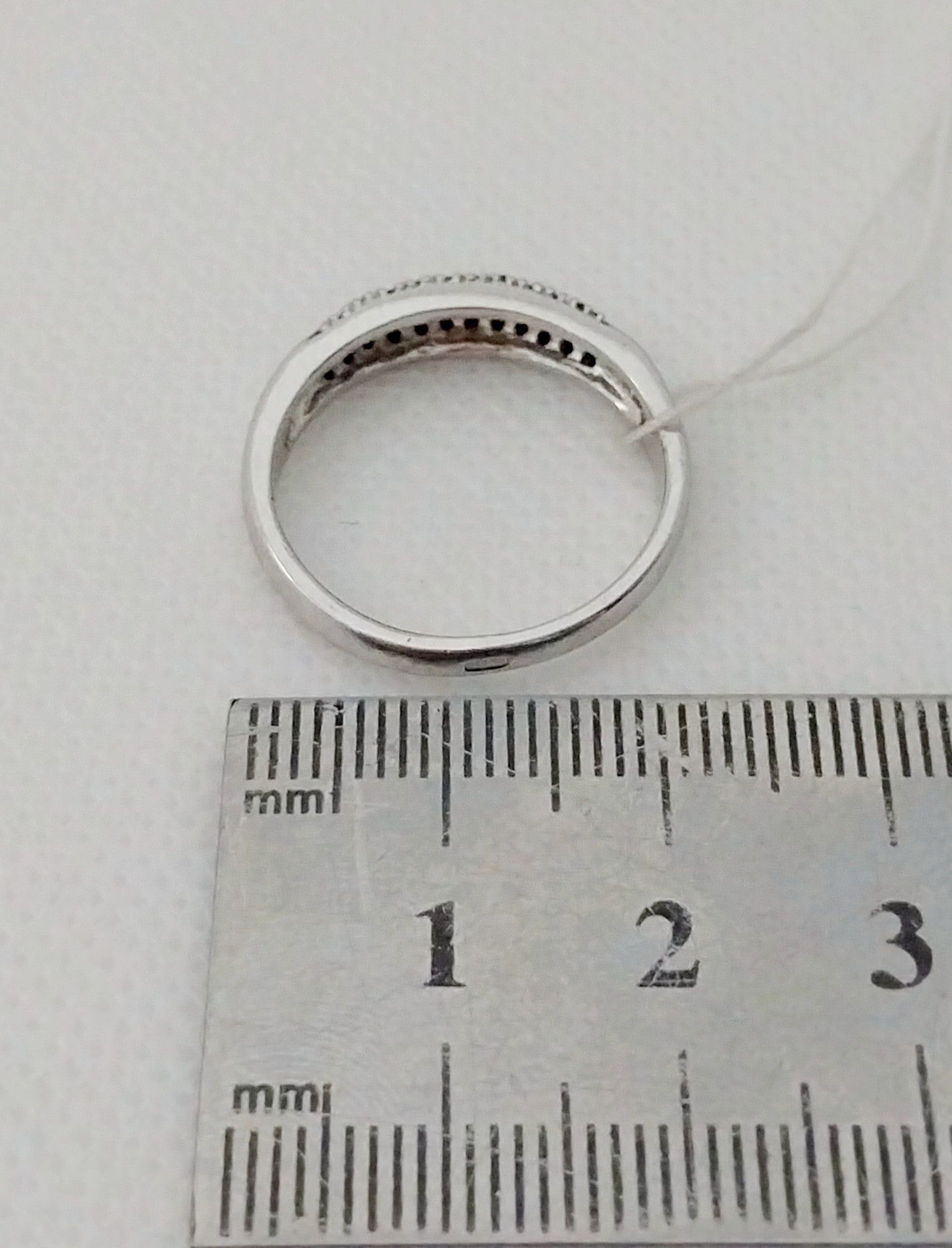 Серебряное кольцо с цирконием (30837835) 8