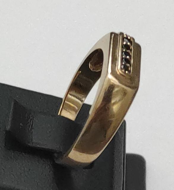 Перстень з червоного золота з цирконієм (31988095) 2