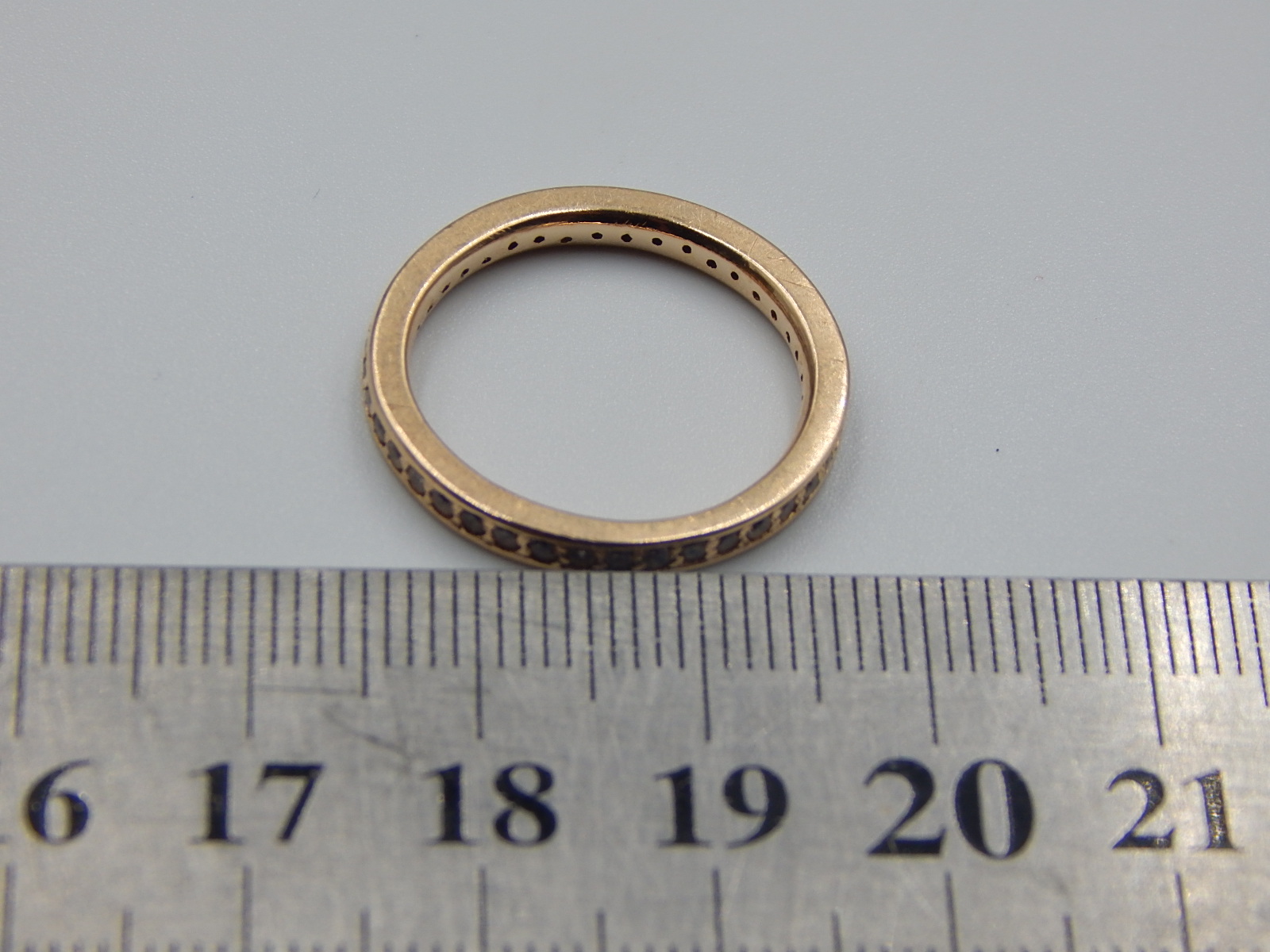 Кольцо из красного золота с цирконием (31795687) 5