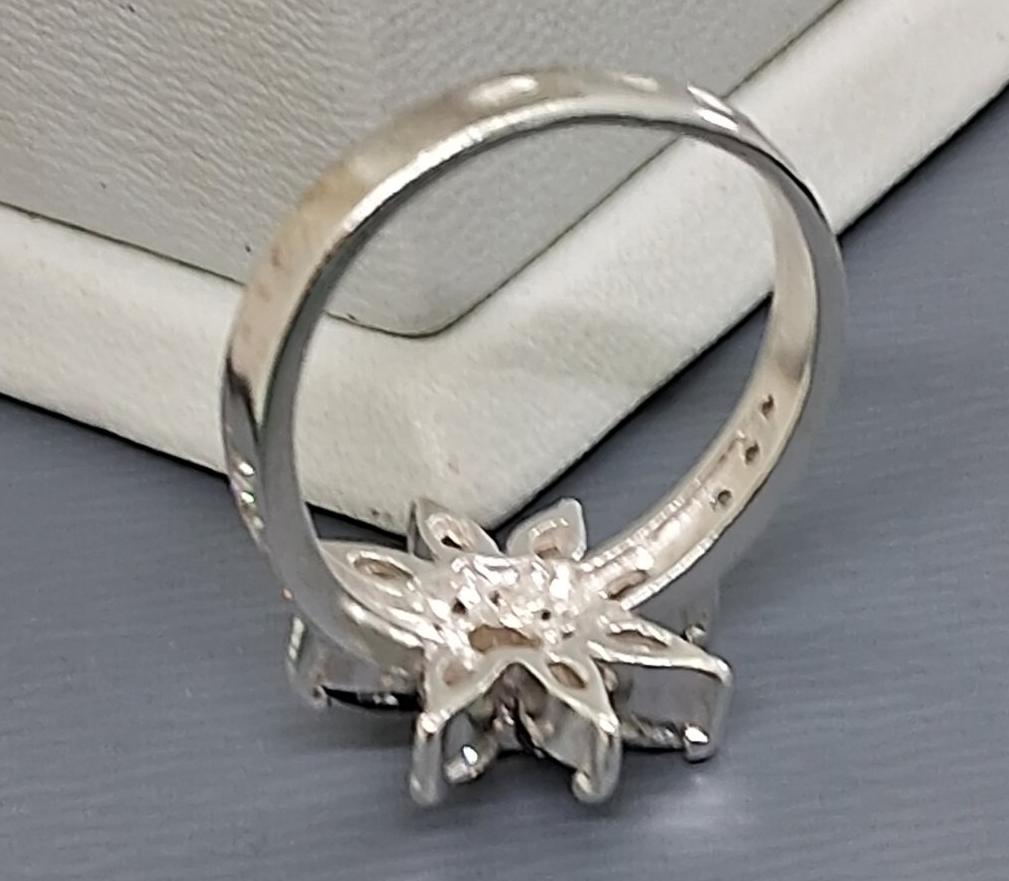 Серебряное кольцо с цирконием (32473281) 4