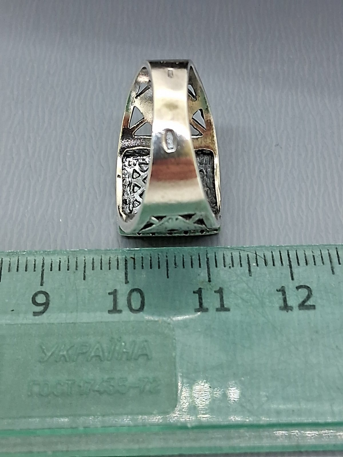 Серебряное кольцо (33425399) 7