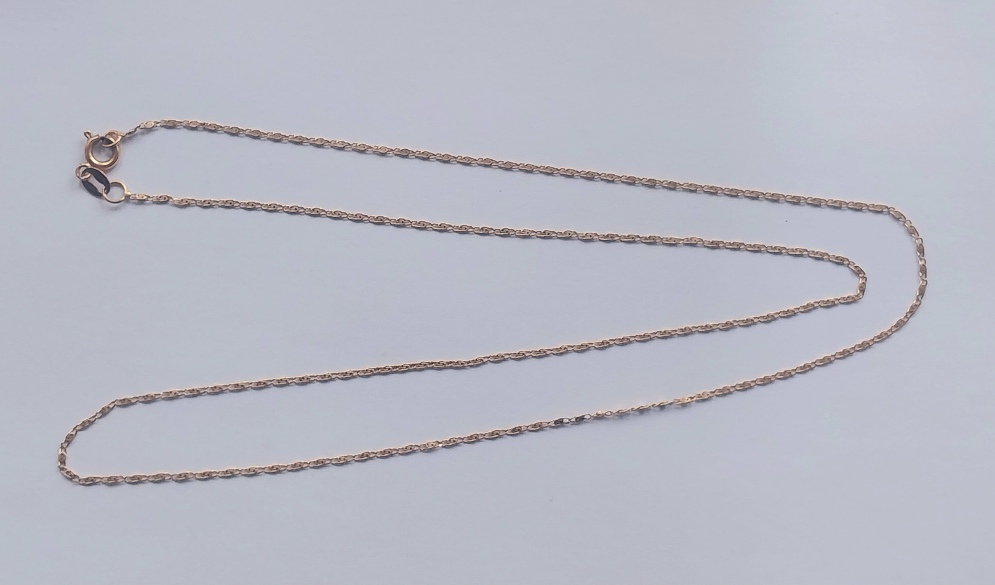 Ланцюжок з червоного золота з плетінням Равлик (32958120) 1