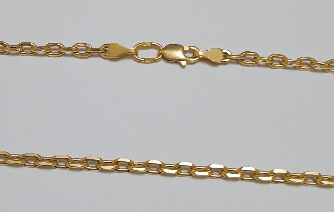 Цепь из желтого золота с плетением Якорное (31263884) 0