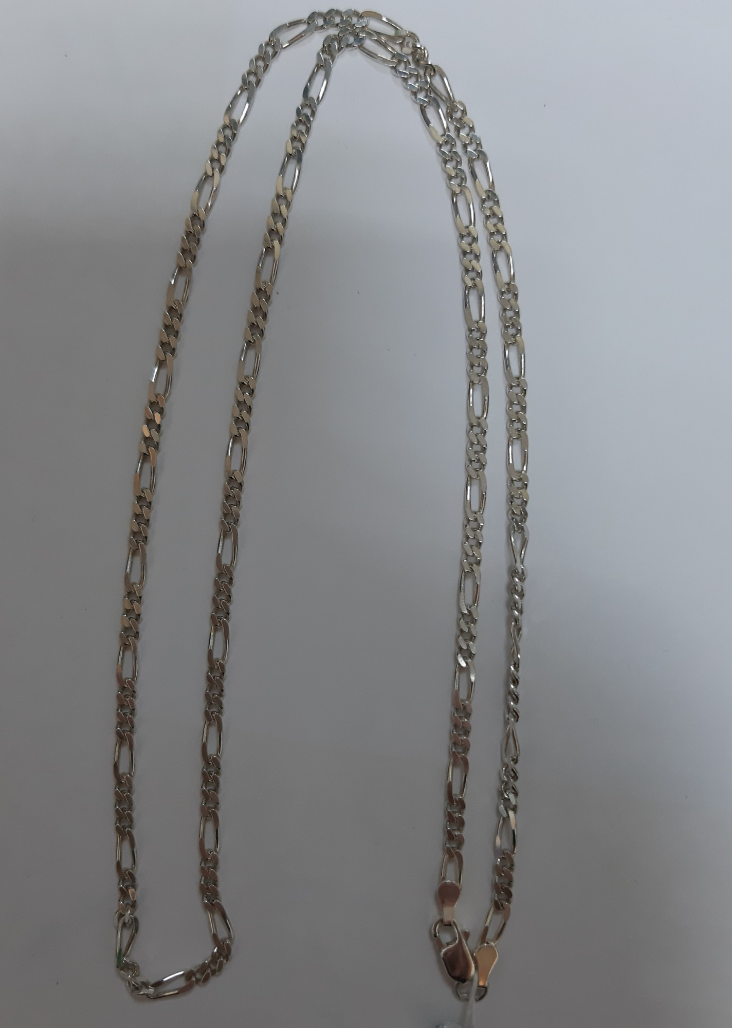 Серебряная цепь с плетением Картье (30515849) 1